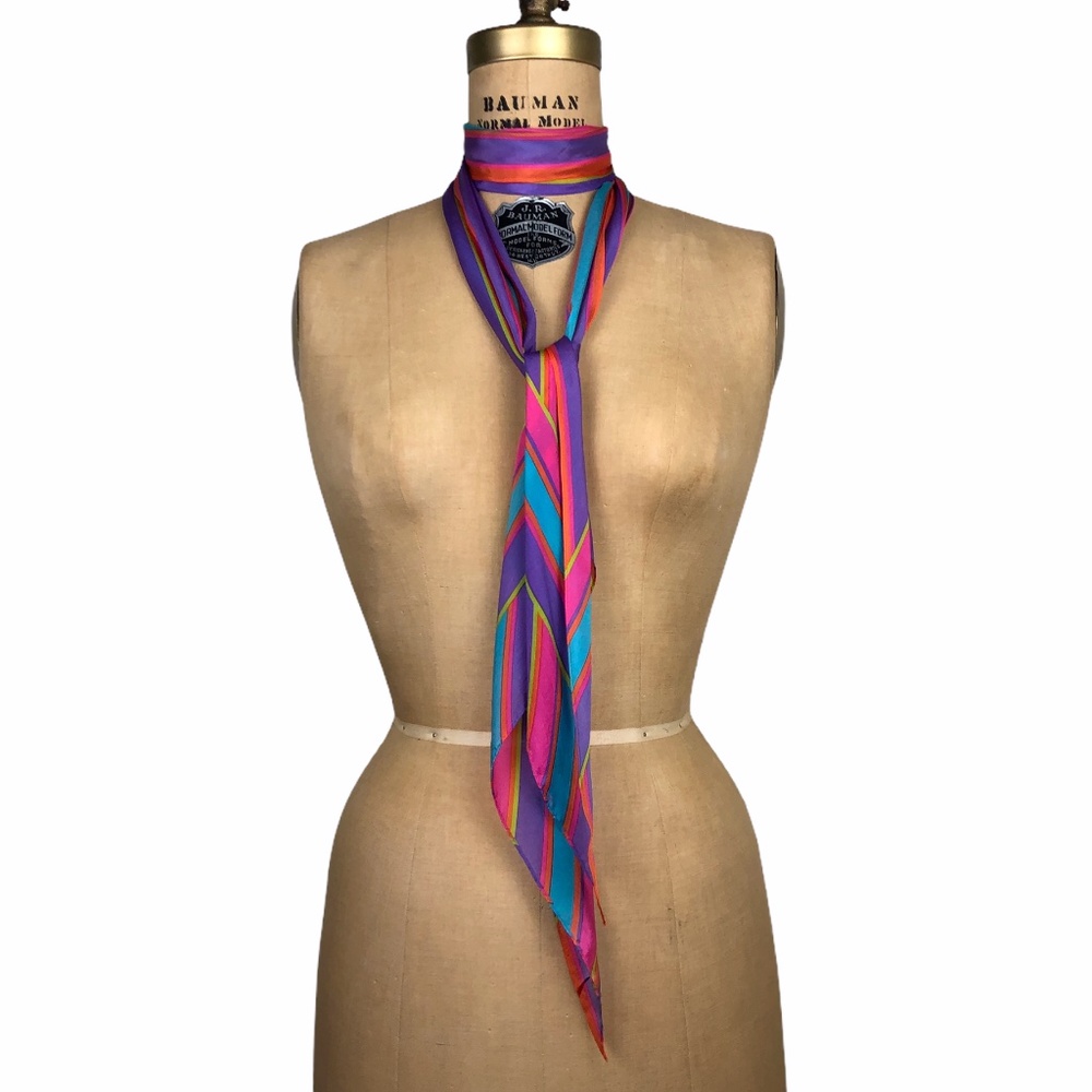 Colorful Liz Claiborne Silk Scarf